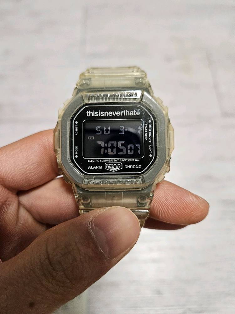 지샥x디스이즈네버댓 DW-5600TINT23-7DF 스켈레톤--1