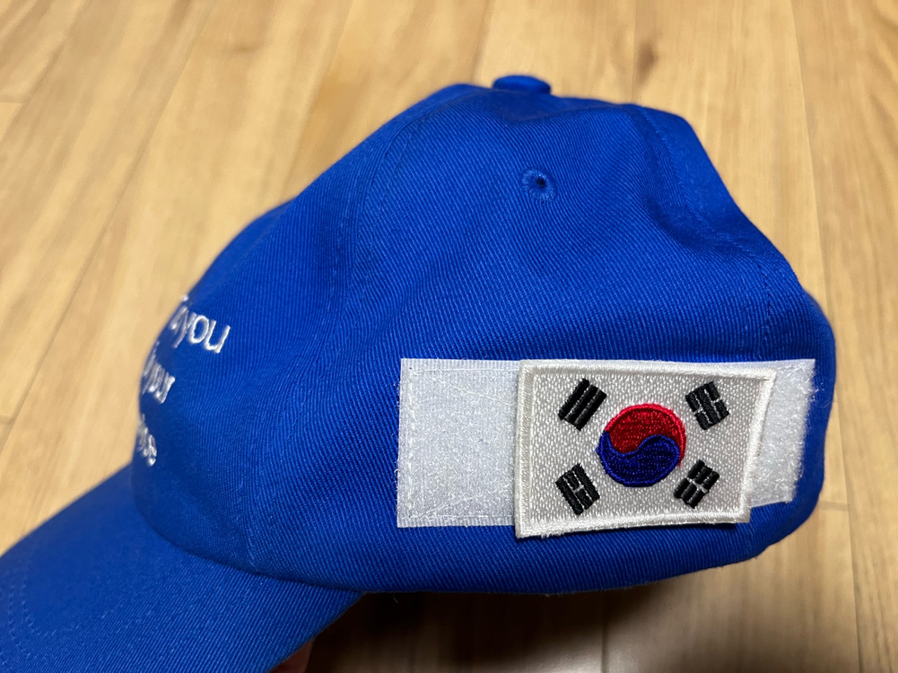 땡큐캡(이시언 모자) 참전용사 후원 모자 파랑색--2