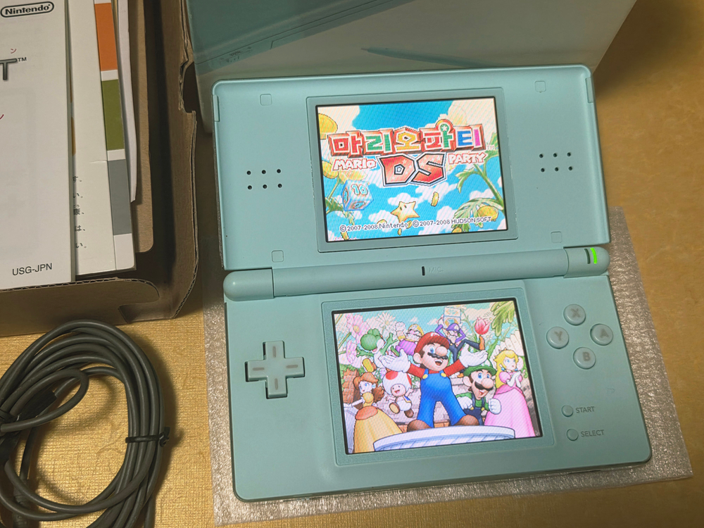 할인가능) 신품급 아이스블루 dslite ds라이트 닌텐도게임보이 레트로랜드--8
