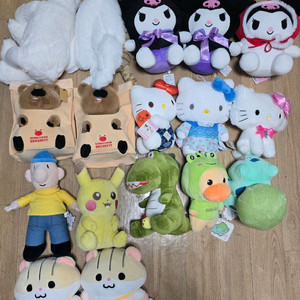 중형인형, 키링인형 일괄로 판매합니다.