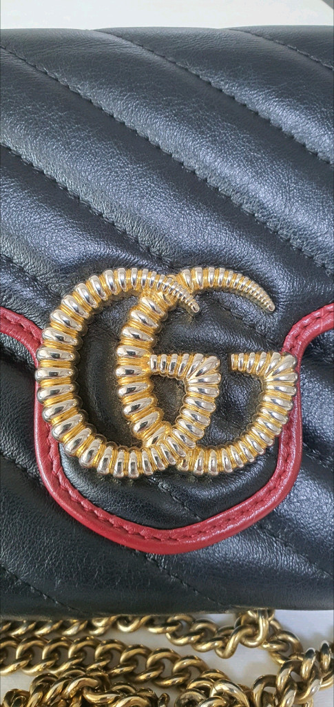 구찌 마몬트 마틀라세 크로스백 정품S급(감정O)프라다루이비통디올고야드샤넬셀린느보테가생로랑버버리발렌시아가가방--3