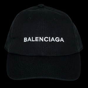 발렌시아가모자 블랙볼캡