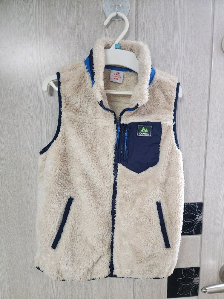 남아 양털자켓+플리스조끼 140 이미지