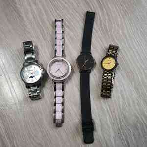 여성시계 4개