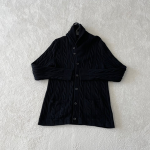 M 폴로 숄카라 가디건 램스울 남성 이미지