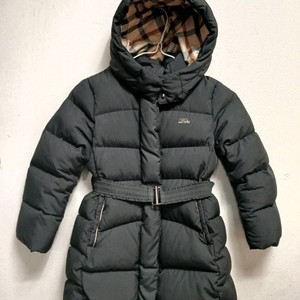 (인기굿!)닥스 키즈 여아 벨티드 롱패딩 다운점퍼 사이즈 120(7y) 3월 이미지