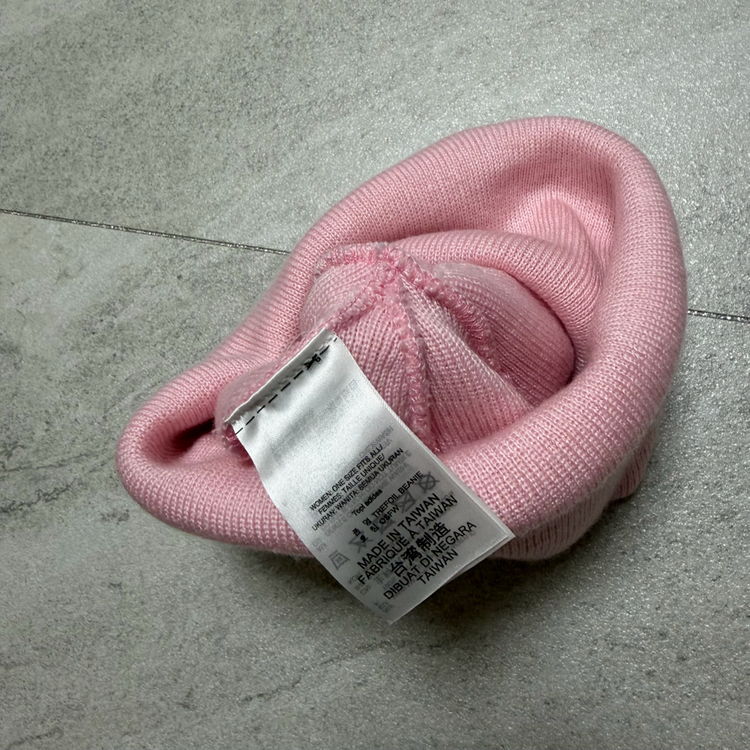 아디다스 비니 모자 핑크--2