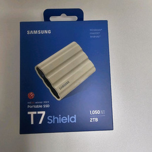 삼성 T7 실드 2TB 국내정발 미개봉