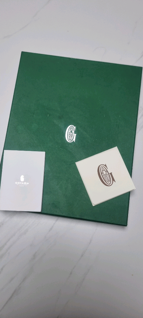 고야드 세나클러치 mm 스페셜그린 백화점정품--2