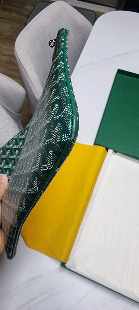 고야드 세나클러치 mm 스페셜그린 백화점정품--3