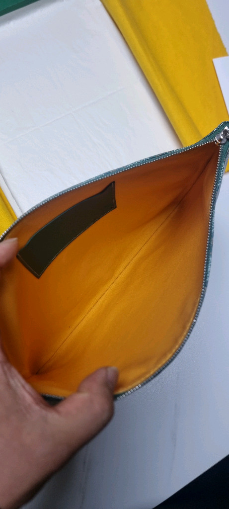 고야드 세나클러치 mm 스페셜그린 백화점정품--4