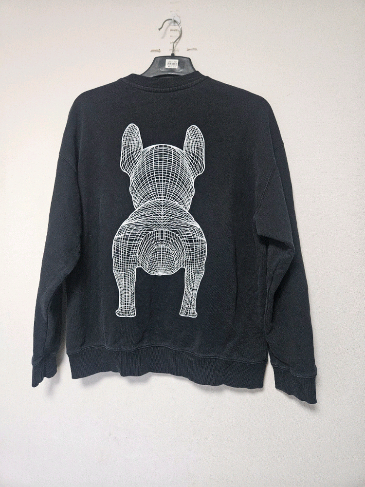 라이프워크 맨투맨 블랙 L 100~105호--3