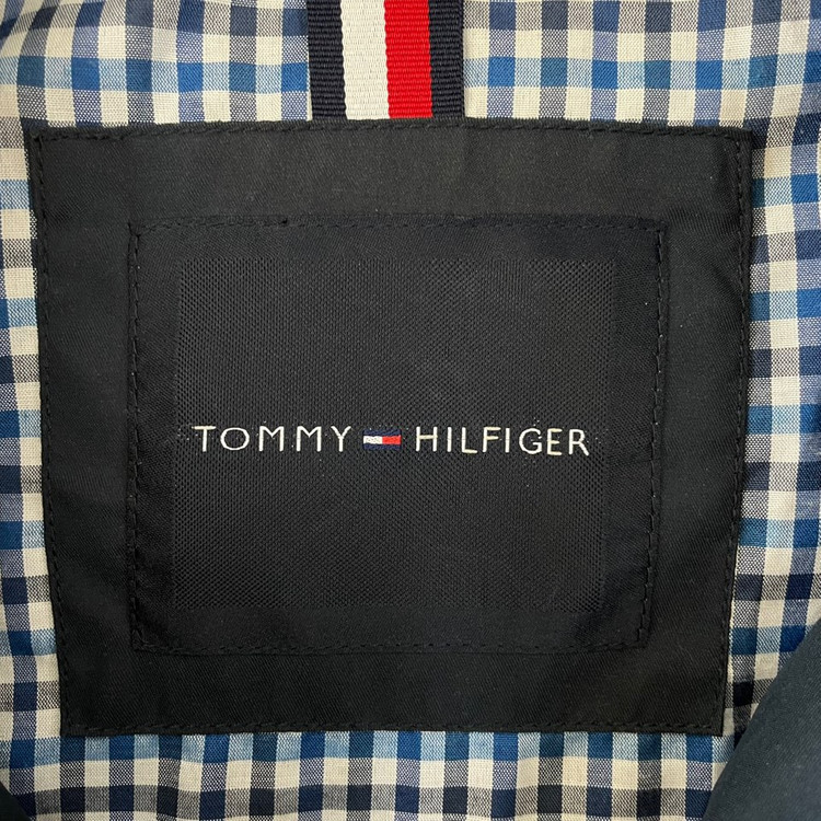 L 타미힐피거 네이비 블루종 자켓--3
