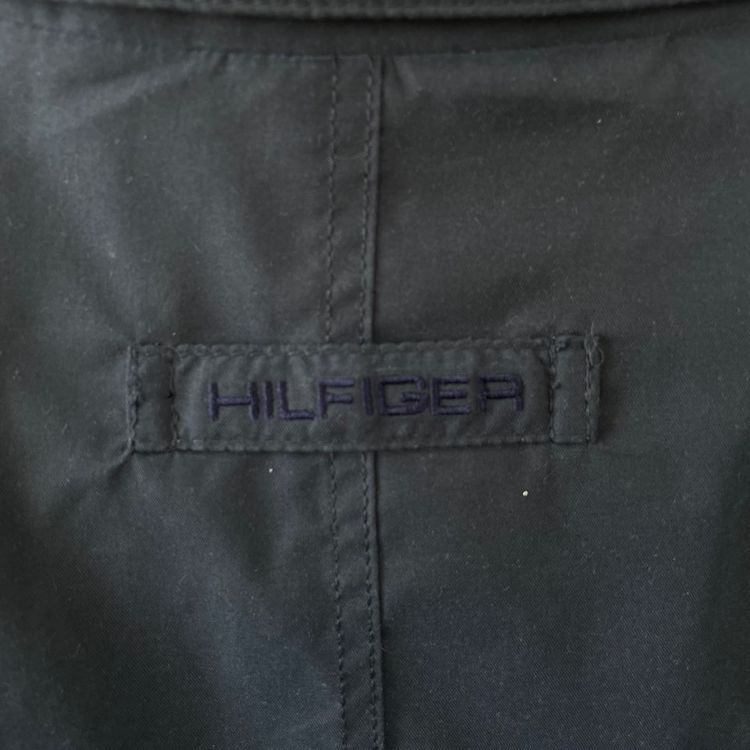 L 타미힐피거 네이비 블루종 자켓--8