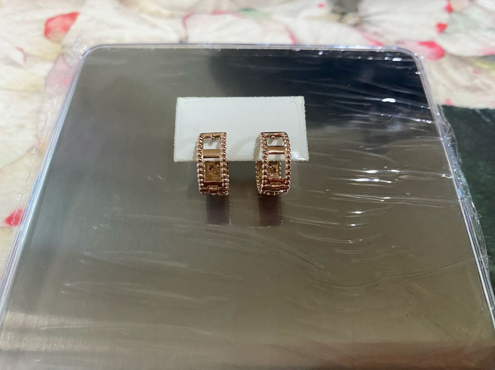 14K 로즈골드 링귀걸이--3