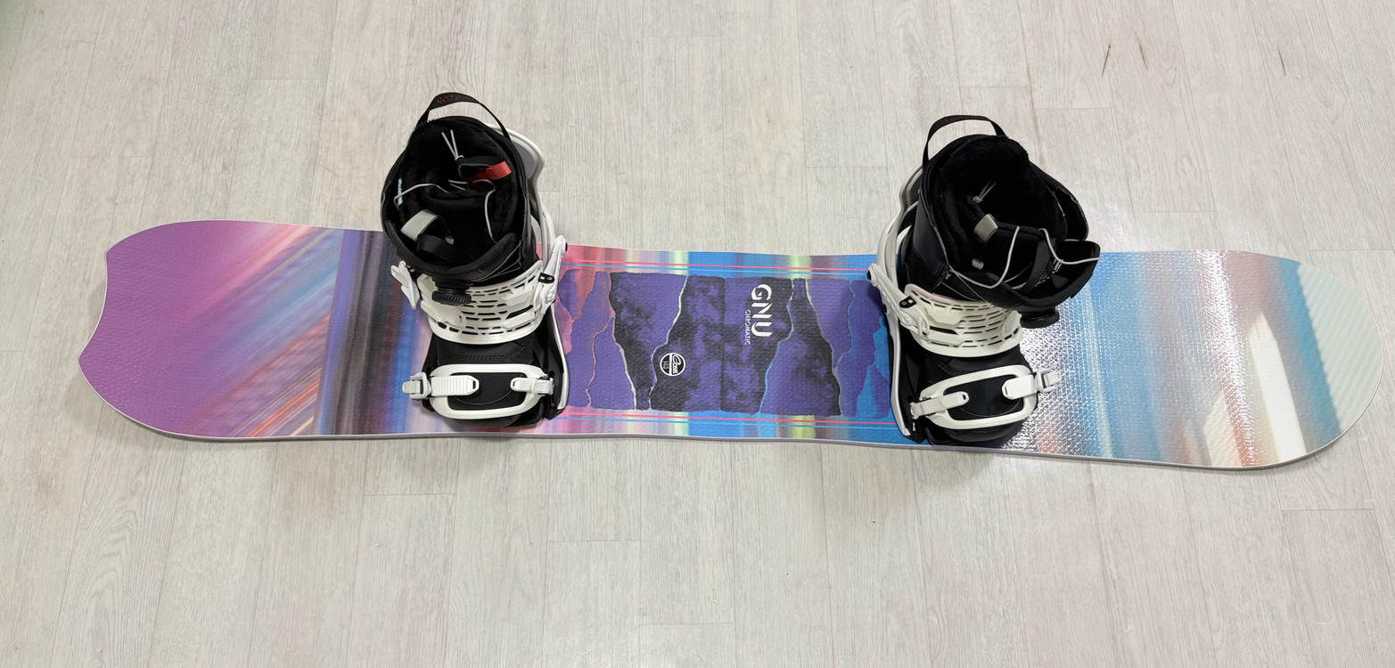 [미사용/새제품] 청소년, 여성용 스노우보드 풀세트 (143/220)--5