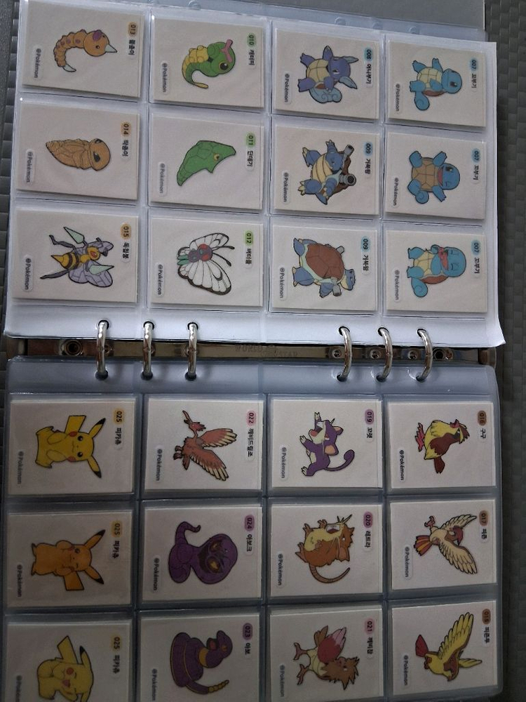 포켓몬띠부실 1세대 완제품 판매 이미지