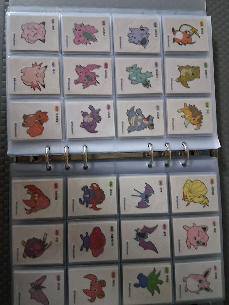 포켓몬띠부실 1세대 완제품 판매 이미지