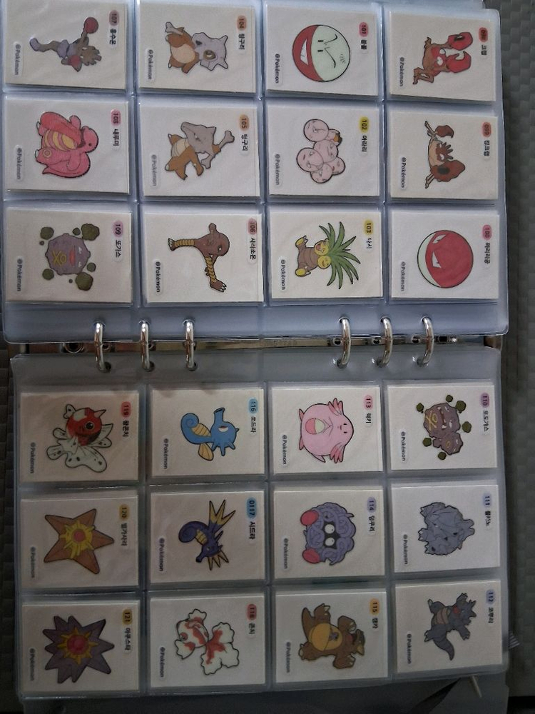 포켓몬띠부실 1세대 완제품 판매 이미지