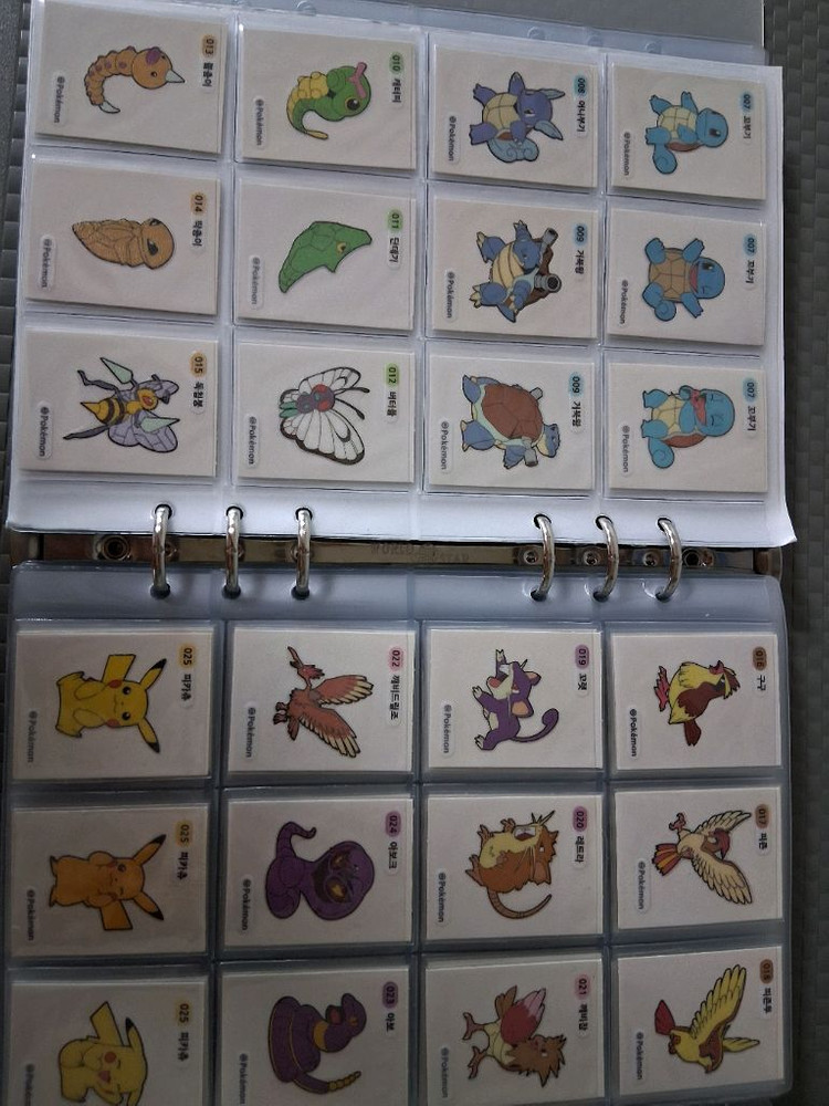 포켓몬띠부실 1세대 완제품 판매 이미지