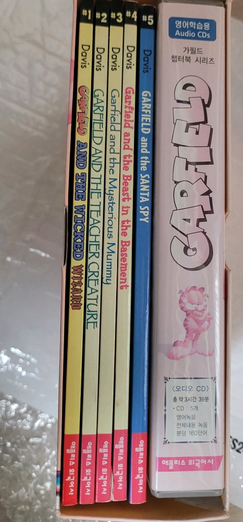 가필드 챕터북 영어원서 5권+ 5CD 세트 이미지