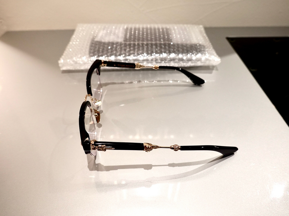 크롬하츠 에바질리스트 블랙/골드 안경--3