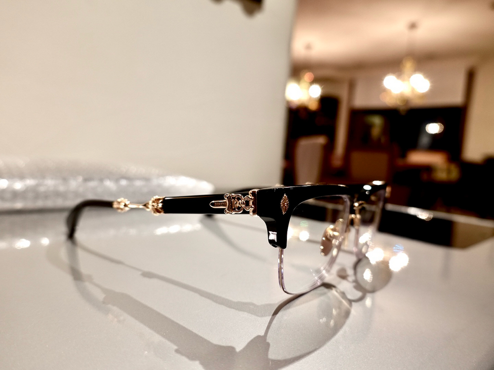 크롬하츠 에바질리스트 블랙/골드 안경--6