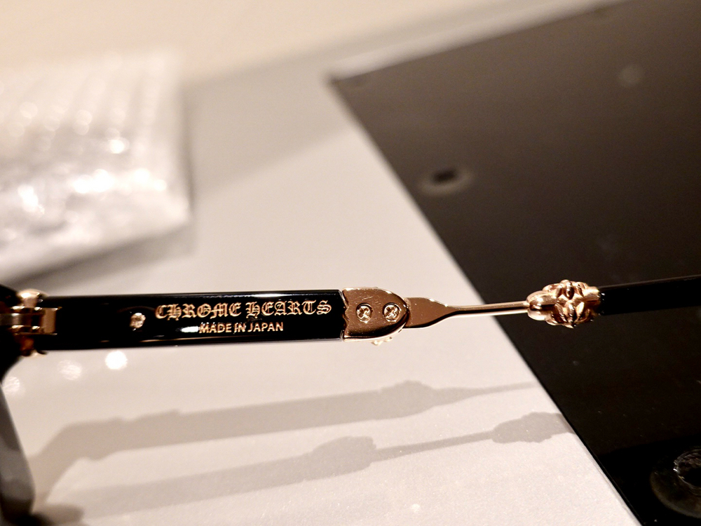 크롬하츠 에바질리스트 블랙/골드 안경--9