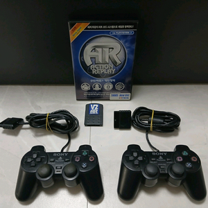 PS2 플스2 정품 컨트롤러,액션 리플레이 CD