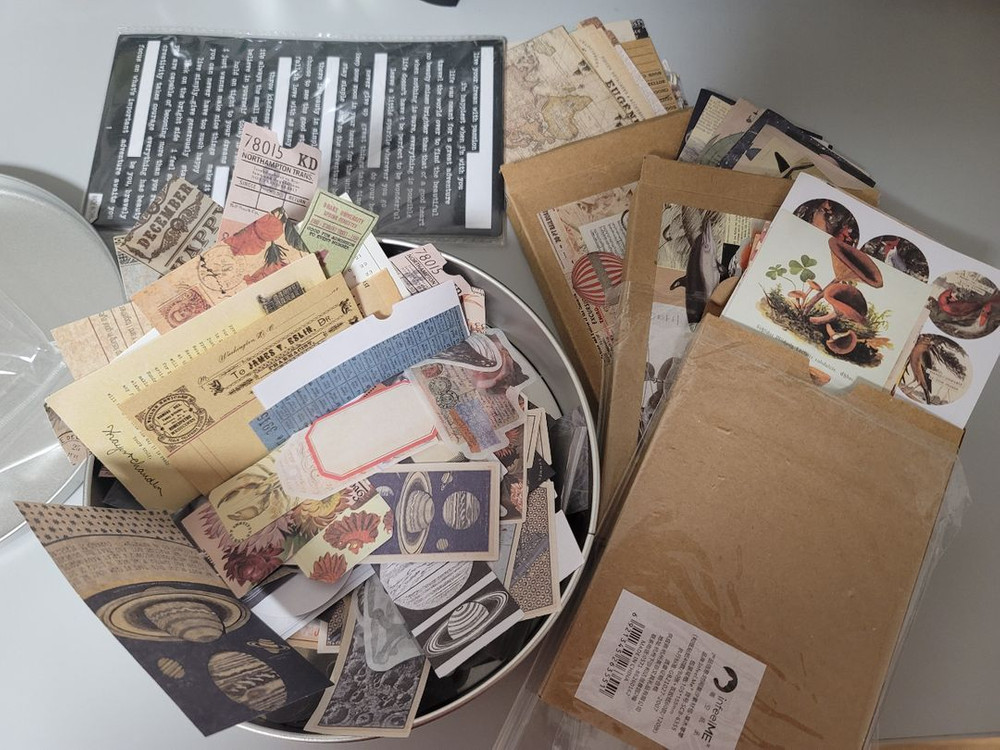 빈티지 다꾸용품 이미지