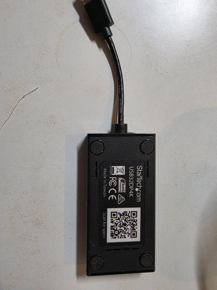 스타텍 디스플레이링크 USB32DP4K m1 맥북에어--1