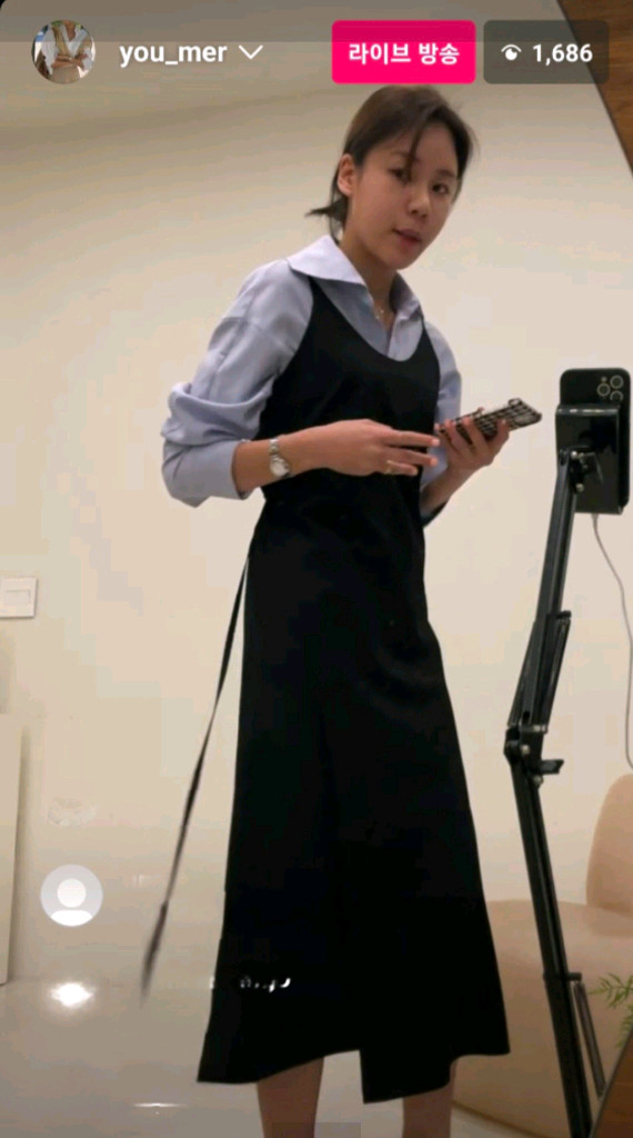 유메르 블라우스 + 르 뷔스티에 원피스 set ( 배송온 비닐 그대로, 새상품 )--3