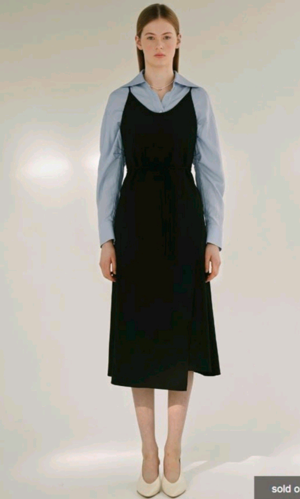 유메르 블라우스 + 르 뷔스티에 원피스 set ( 배송온 비닐 그대로, 새상품 )--5