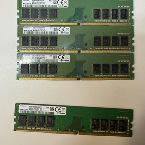 삼성 DDR4 8GB 4장 팝니다.