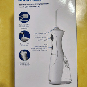 워터픽 무선 구강세정기 새상품
