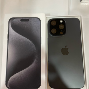 아이폰15프로맥스 256G 블랙 자급제 배터리100%
