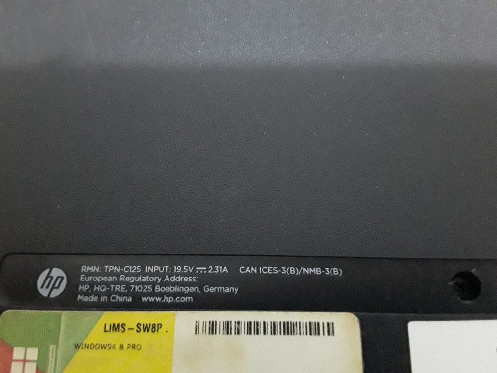 노트북HP TPN-C125 램4G HDD500G 이미지