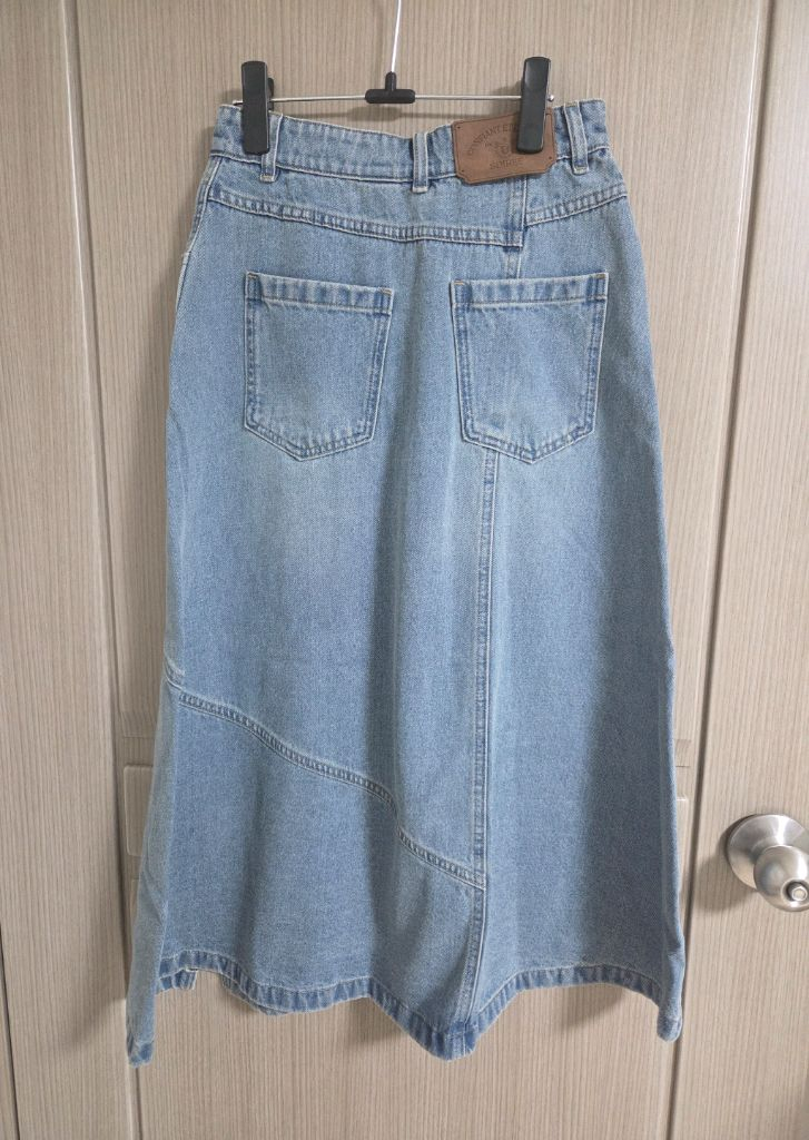 SJSJ 워시드슬릿 데님스커트 44 랑방 마인 타임 시스템 더캐시미어 오브제--5