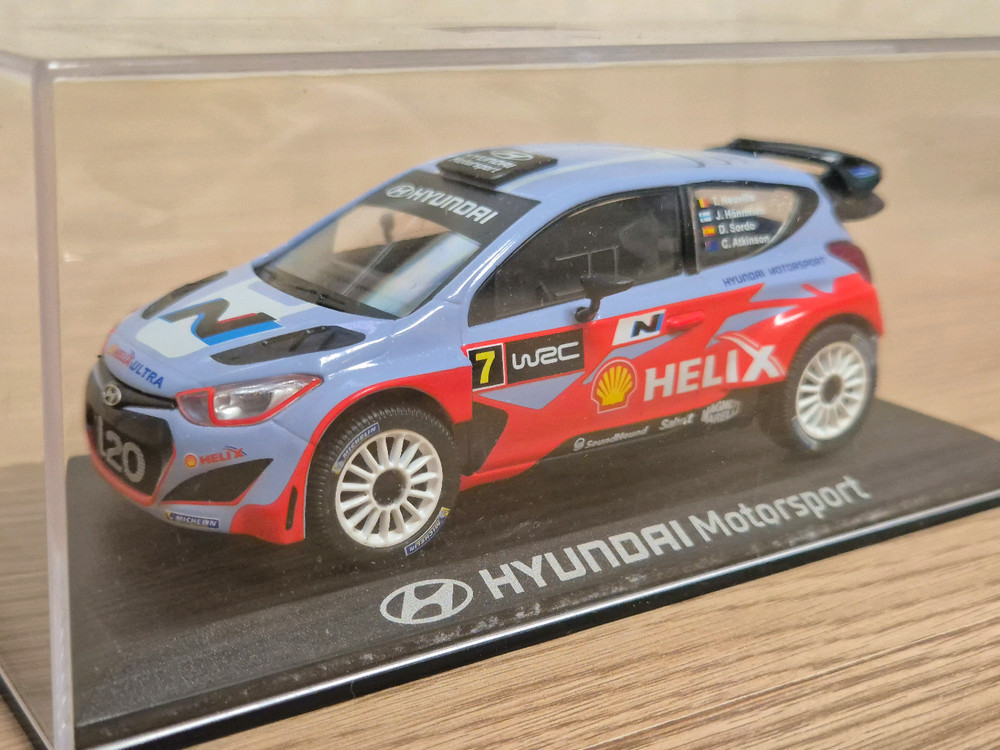 현대 i20 WRC 1:38 자동차 모형--2