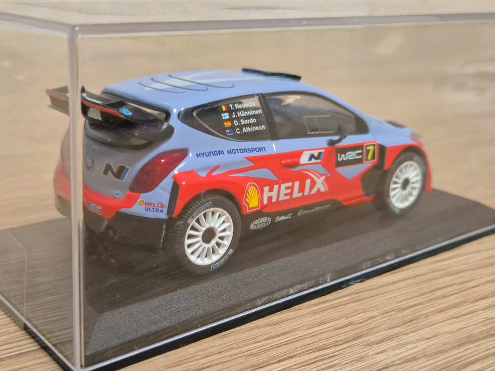 현대 i20 WRC 1:38 자동차 모형--3