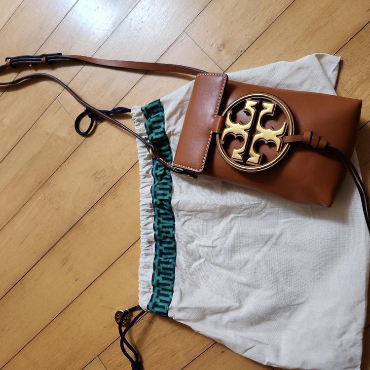 (미사용)토리버치 브라운 색상의 미니 크로스백--3