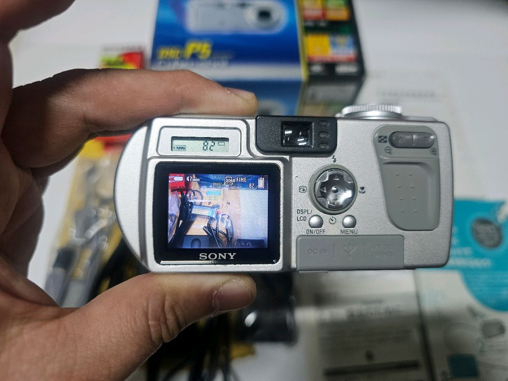 [박스0]소니 사이버샷 DSC-P5(올드디카)SONY Cyber-shot DSC-P5(메모리스틱카드 포함)--4