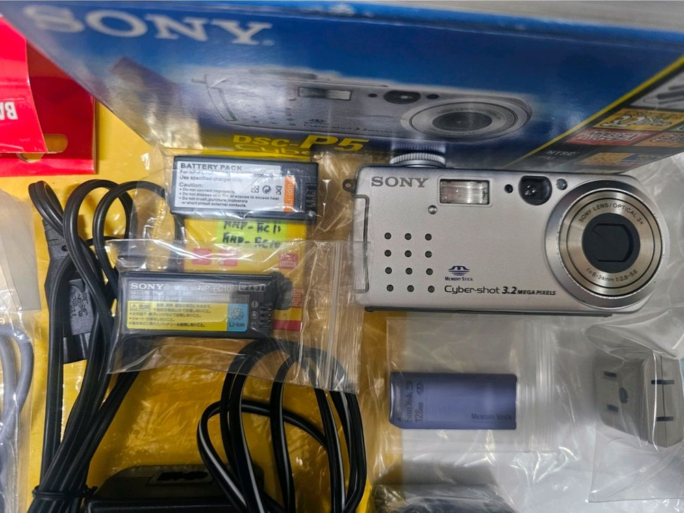 [박스0]소니 사이버샷 DSC-P5(올드디카)SONY Cyber-shot DSC-P5(메모리스틱카드 포함)--9