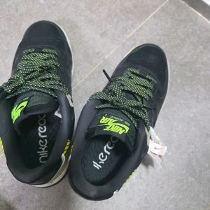 나이키 x 3M 에어포스 1 리액트 LX 앤트러사이트 블랙 이미지