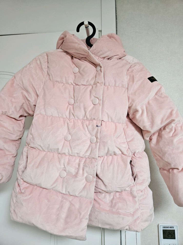 일구포 키즈 핑크 롱패딩 2개(5만원)8-10세--8