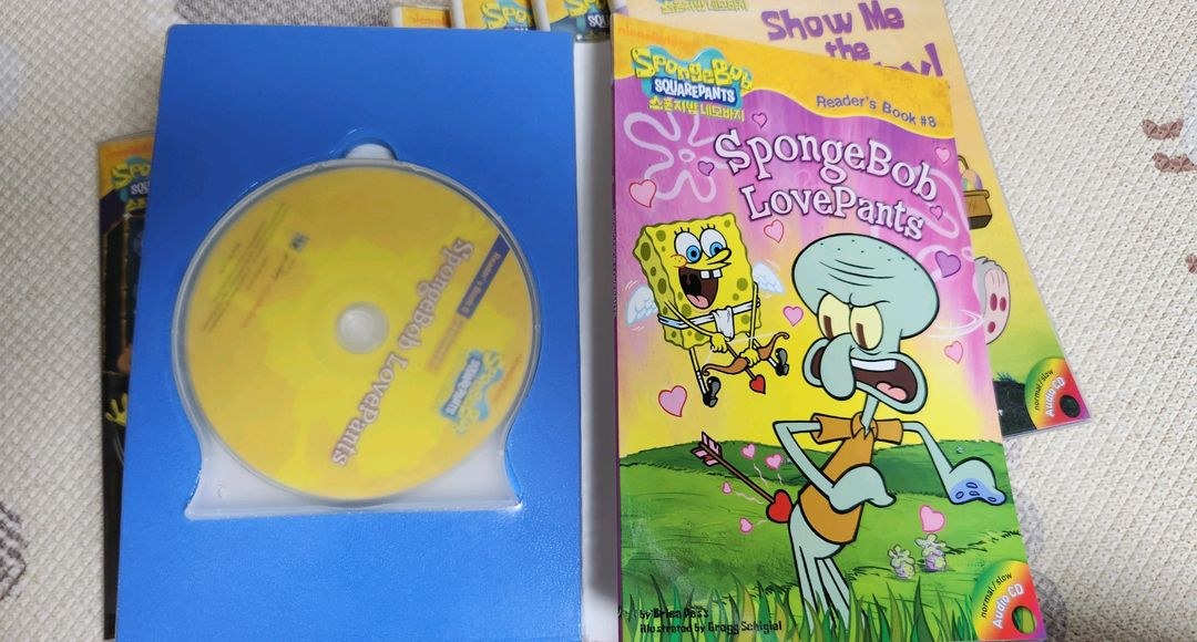 스펀지밥 리더스북9권 + 오디오cd 9--1