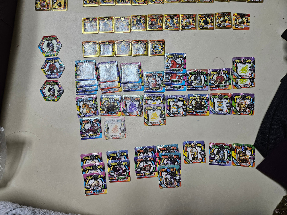 [골박, 홀로그램박] 희귀 레어 메이플 사각, 육각 딱지 판매--2