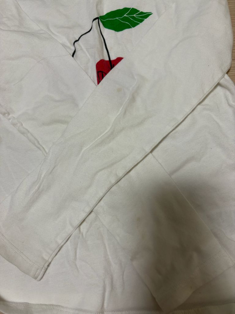 봉쁘앙 체리 긴팔 티셔츠 10y--1