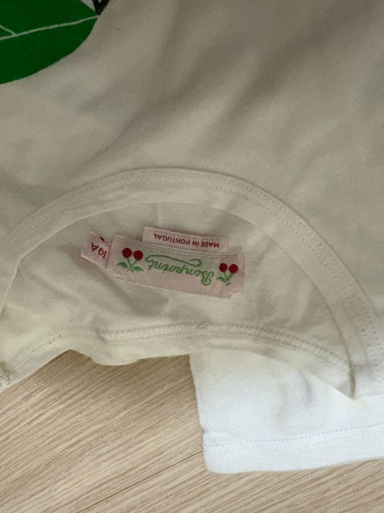 봉쁘앙 체리 긴팔 티셔츠 10y--3