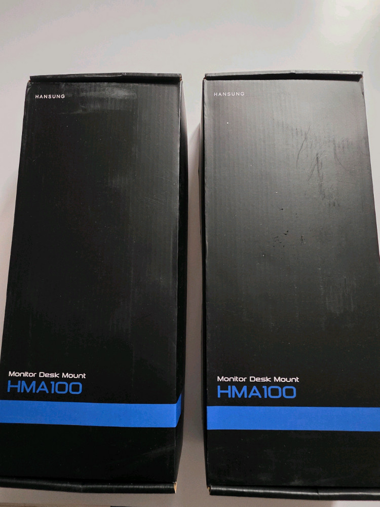 [미개봉] 한성 싱글 모니터암 HMA100 2개 싸게 팝니다.--1